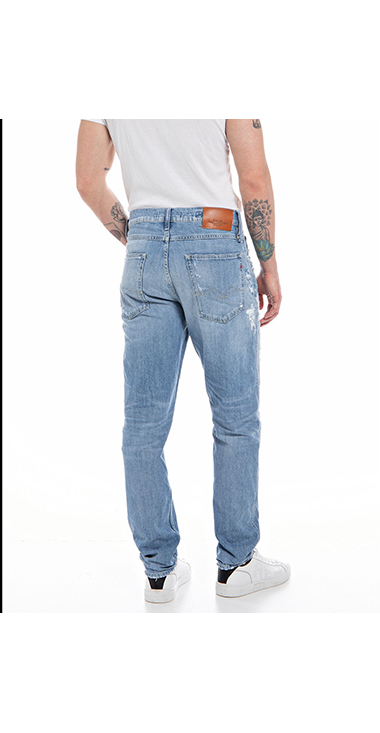 リラックステーパード SANDOT Aged Eco 20Yearインディゴデニム 詳細画像